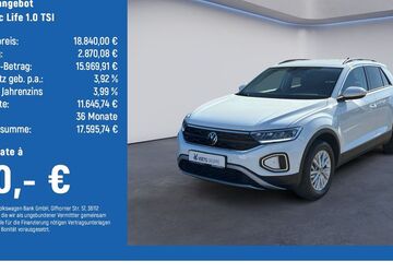 VW T-Roc 59.600 km 17.840 &euro; Wolfenbüttel 38304