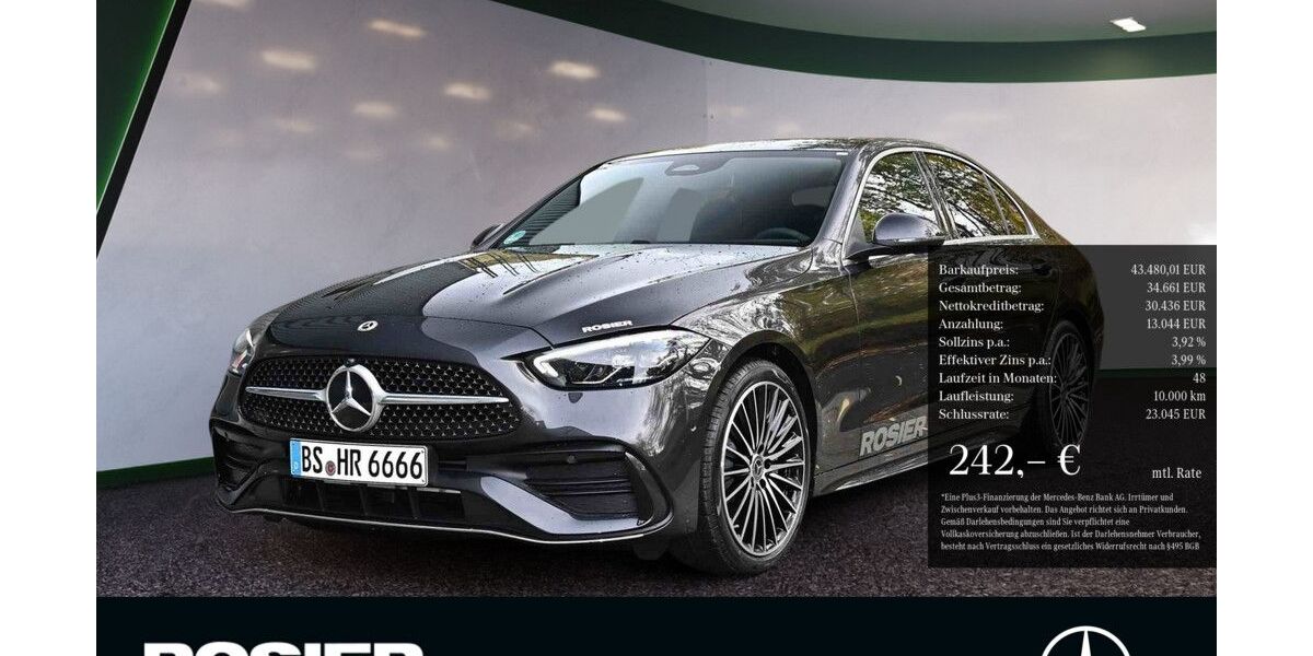 Mercedes-Benz C 180 9.900 km 42.890 &euro; Goslar 38644