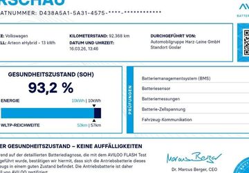 VW Arteon 92.367 km 28.290 &euro; Goslar 38644