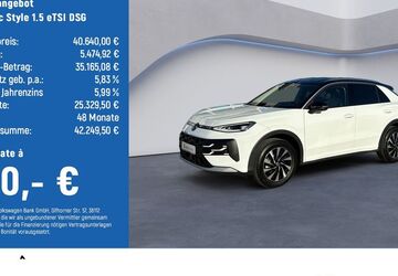 VW T-Roc 1.500 km 39.340 &euro; Wolfenbüttel 38304
